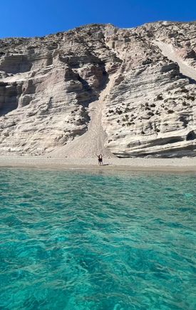 Minerals such as perlite cause the water to look this colour