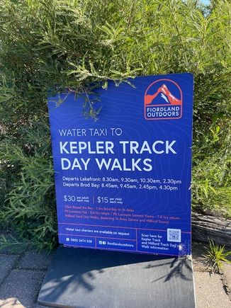 Options using water taxi 