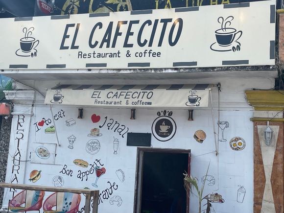 We need to fuel up before searching for flamingos.  Everyone recommends El Cafecito