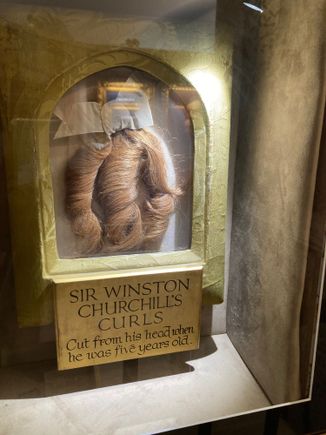 Winston Churchill’s hair that was cut when he was 5 years old 