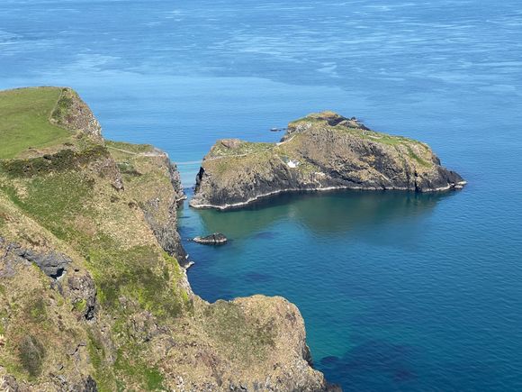 Carrick-a-Rede Ropebridge from Portaneevy Viewpoint
