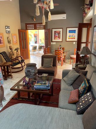 This is the living room of one of the bedroom suites.