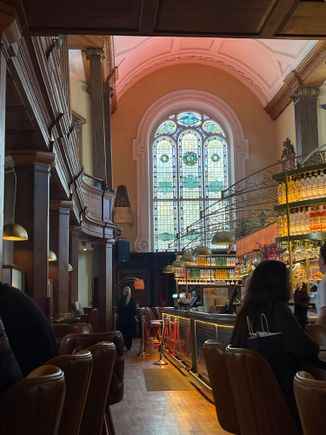 Former St. Mary church used as a restaurant bar, Near Henry Street, Dublin Ireland