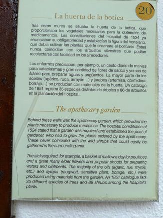 Many plaques inform visitors and guests of the Parador; staying here offers a sense of being a part of history that is almost unmatched by other hotels.  It's a very special experience and not one easily replicated.