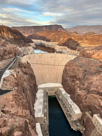 Looking at the Dam from the Interstate Bridge