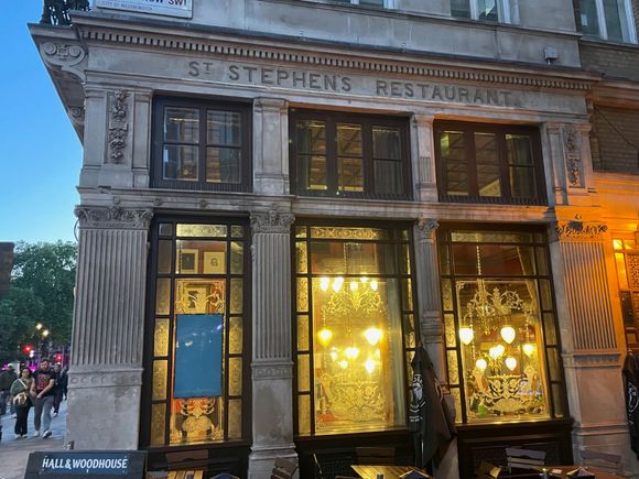 St. Stephens Tavern.  Great atmosphere and fish and chips