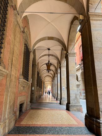 One of the many lovely porticoes