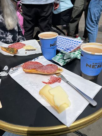 Great little picnic, a little of this, a little of that right on the Bankside.