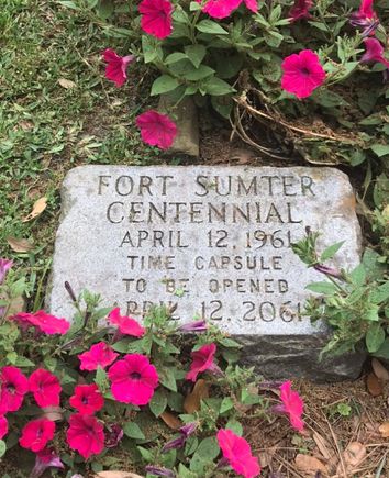 The time capsule in Washington Square Park