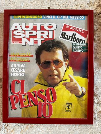 Cesare Fiore. Now 87 years old, he walks with a cane but still does the 2-plus km loop on the grounds every day