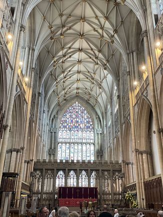 York Minster was spared some of the destruction of the Cromwell era because someone on the inside was from York and he told the Reformists, lay off York.
