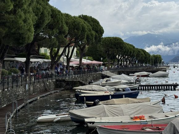 Walking to where we will pick up the water taxi
