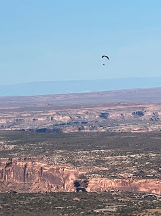 We also took in a small airplane flight from Moab. 2&1/2 hours was enough of bring tossed around. Besides, I had to pee.
