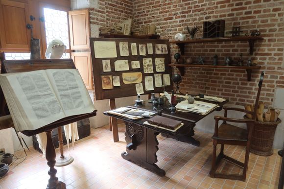 Leonardo's Work Area at Clos Luce