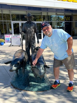 It's been about 45 years since I scratched a pig behind their ear. Hoping for another 45.