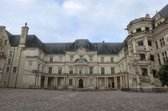Chateau Blois from the Courtyard