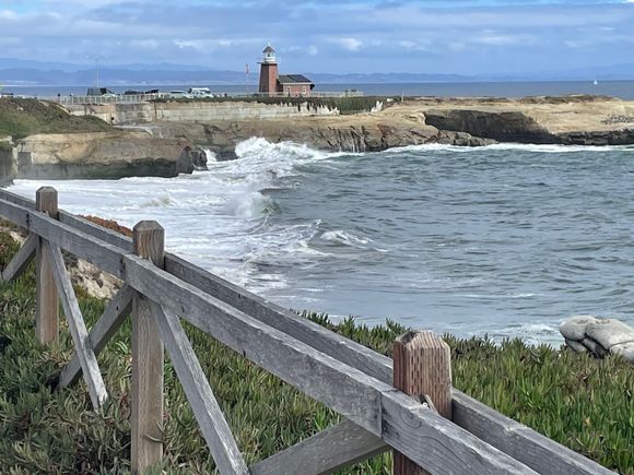 Shot of the Surfer's Museum on West Cliff Drive