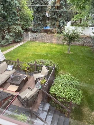 Backyard from master bedroom