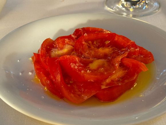 A luscious tomato salad 