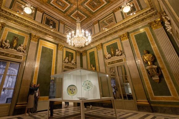 The Picasso museum is housed in a former palace