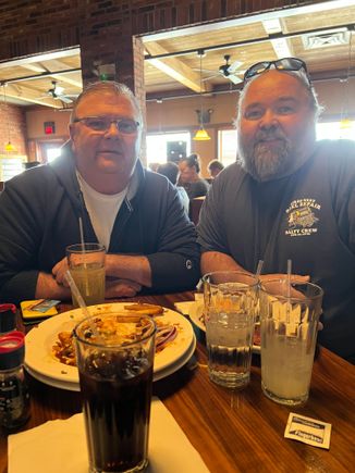 In our way home we stopped in West Fargo and met up with my biological younger 1/2 brother. I had not seen him in over 20 years.