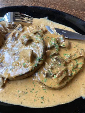 My "serviettenknödel" which literally means napkin bread pudding 