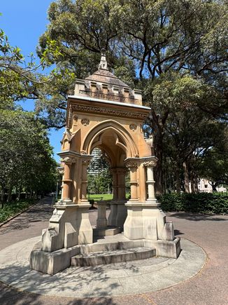The Frazer Fountain in Hyde Park - a drinking fountain.