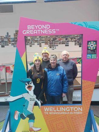 At FIFA women’s World Cup fan zone.