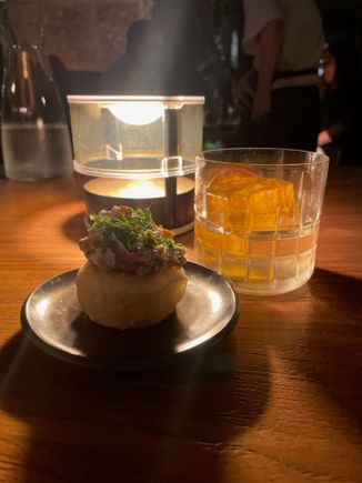 Hot smoked trout schmear