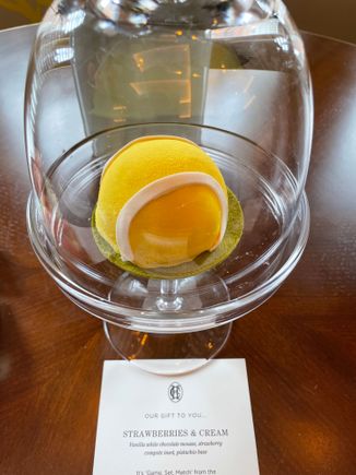 The special Wimbledon dessert 