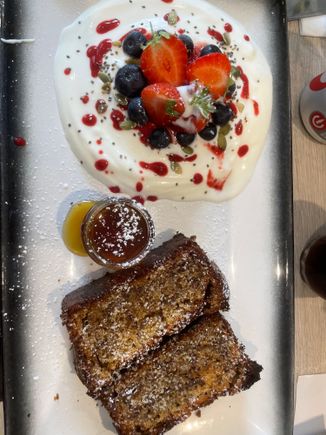 Banana bread at Coffee Hut