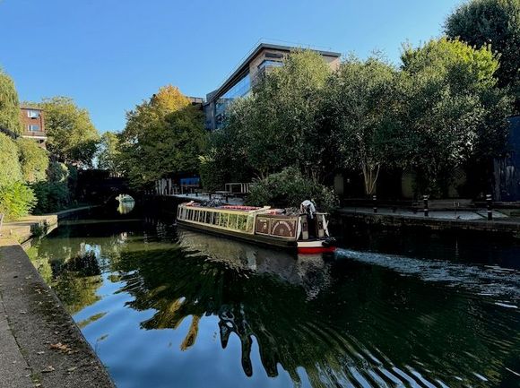 Boat tours are popular on the section between Little Venice and Camden Market