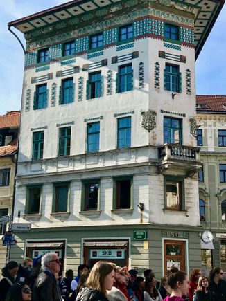 Architecture off Preseren Square