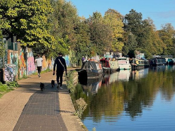 Heading into Hackney