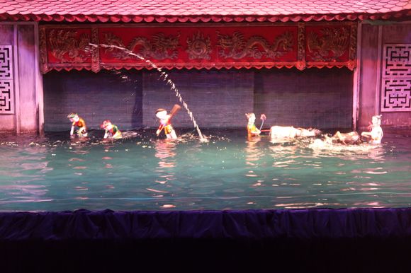 Water Puppet Show Scene
