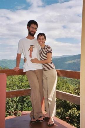 Costa Ricans Neta and Arbel  in Costa Rica