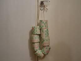 
Wore those wreaths many times on the trolley-bus #21, the adults kept asking where I got it. Had orders not to tell.

BTM 8 on a string is no accident, Some genius in the Polish Central Planning figured out that an average household would need that many in a year.