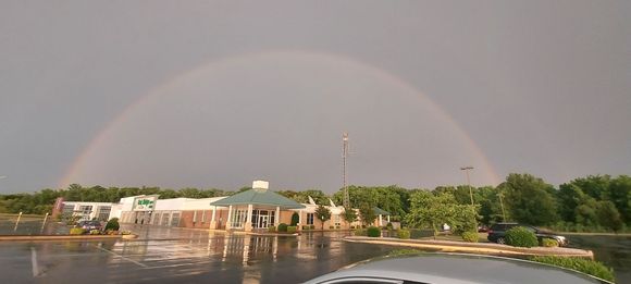 B's church after youth group meeting. Salisbury, MD