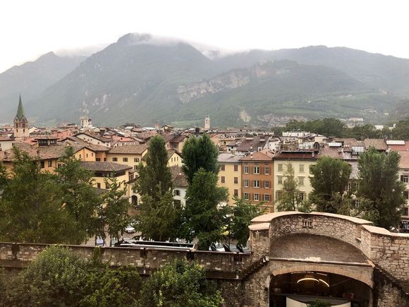 View over Trento from the castle