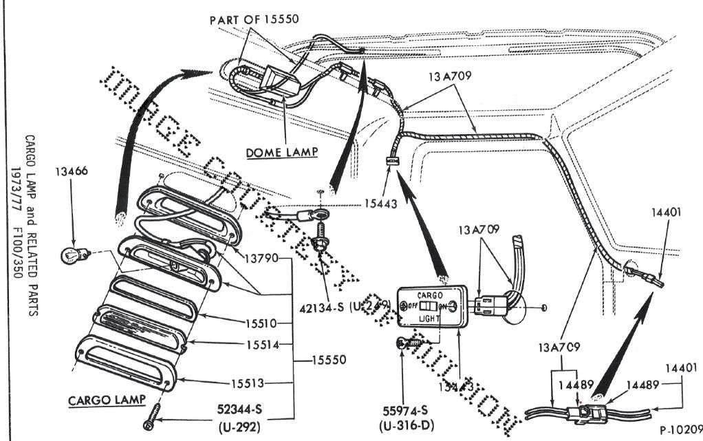 1977 f250 interior dome light wire path Ford Truck Enthusiasts Forums