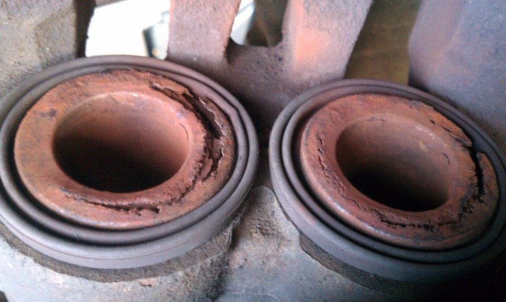 Rear Brake Caliper damage Ford Truck Enthusiasts Forums