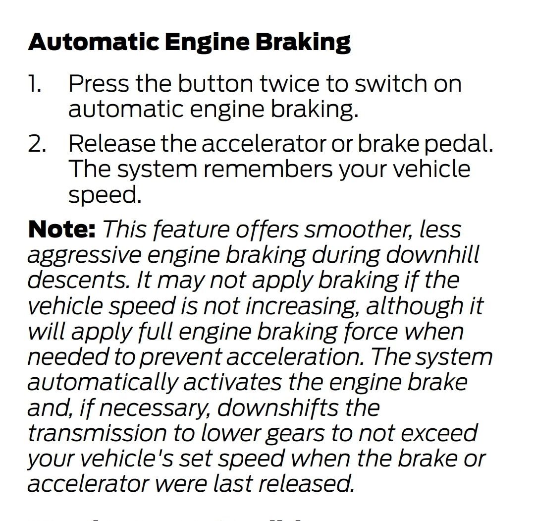 Should I use the Automatic Exhaust Brake all the time Page 3 Ford