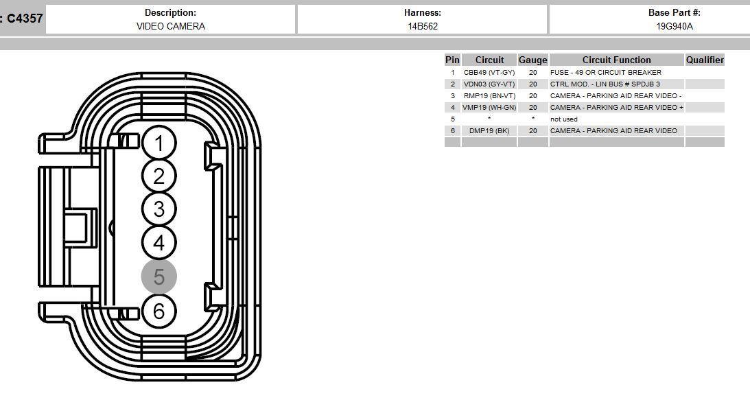 2014 F350 Tailgate Wiring Assy (DC3Z14A412A) Ford Truck Enthusiasts