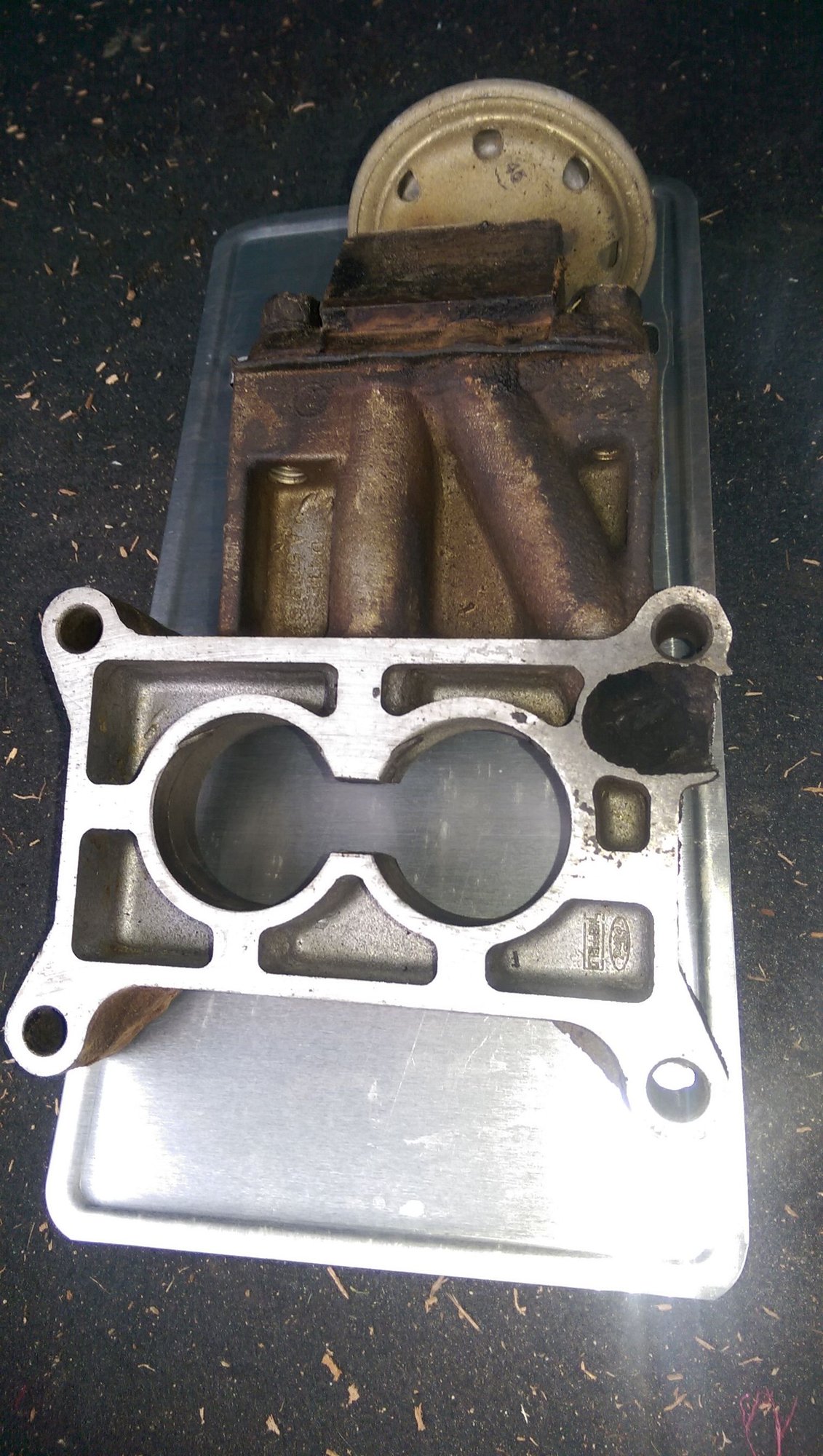 74 F100 Carburetor Spacer Plate Ford Truck Enthusiasts Forums