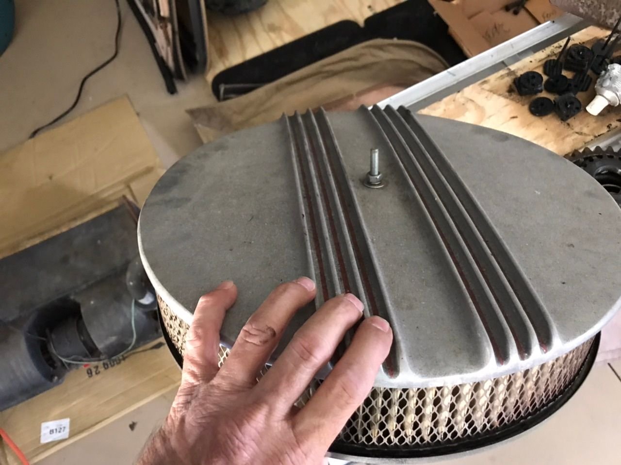 Air Filter Spacer for top of Holley Carb. Ford Truck Enthusiasts Forums