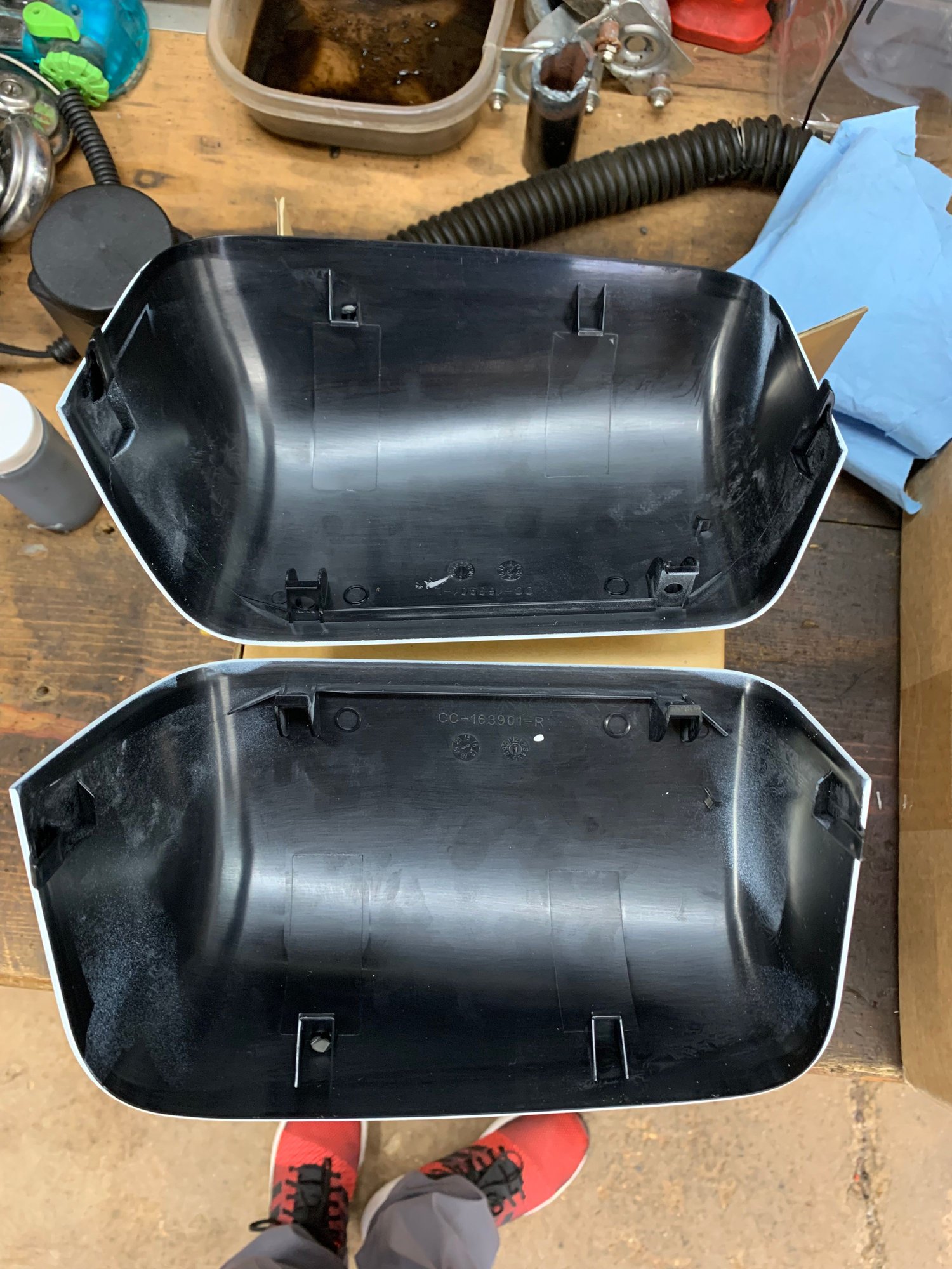 Accessories - 08-2016 Superduty Mirror Skull Caps - New - 2008 to 2016 Ford 3/4 Ton Pickup - Mishawaka, IN 46544, United States
