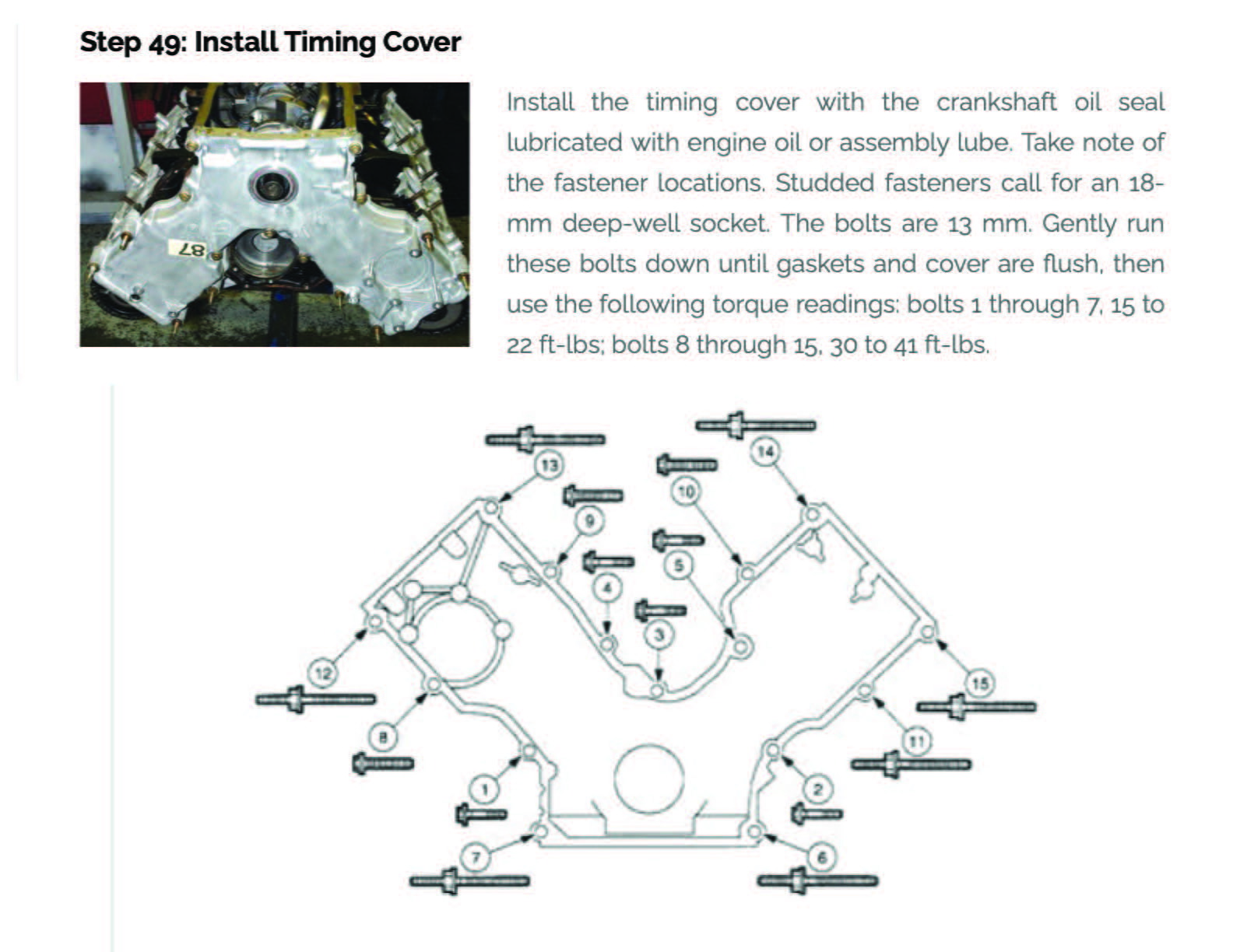 1997 F150 4 6 Romeo Timing Cover Torque Specs Ford Truck Enthusiasts Forums