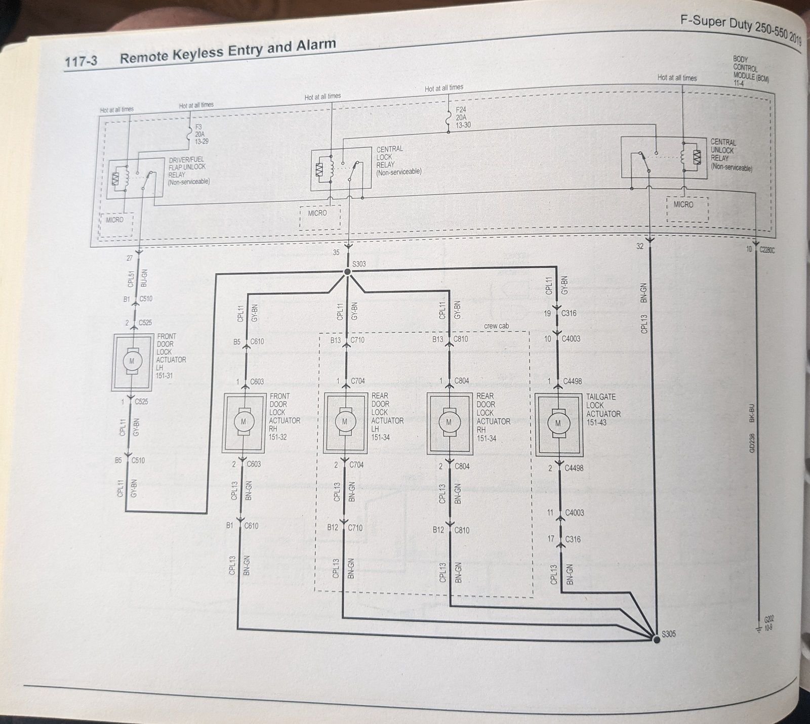 Door lock wiring diagram on 2017 F350 - Ford Truck Enthusiasts Forums