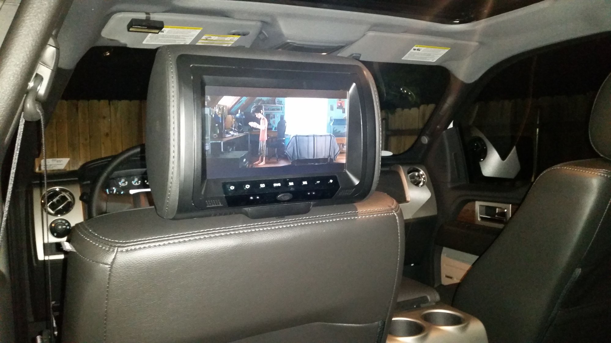 Headrest DVD Install Ford Truck Enthusiasts Forums