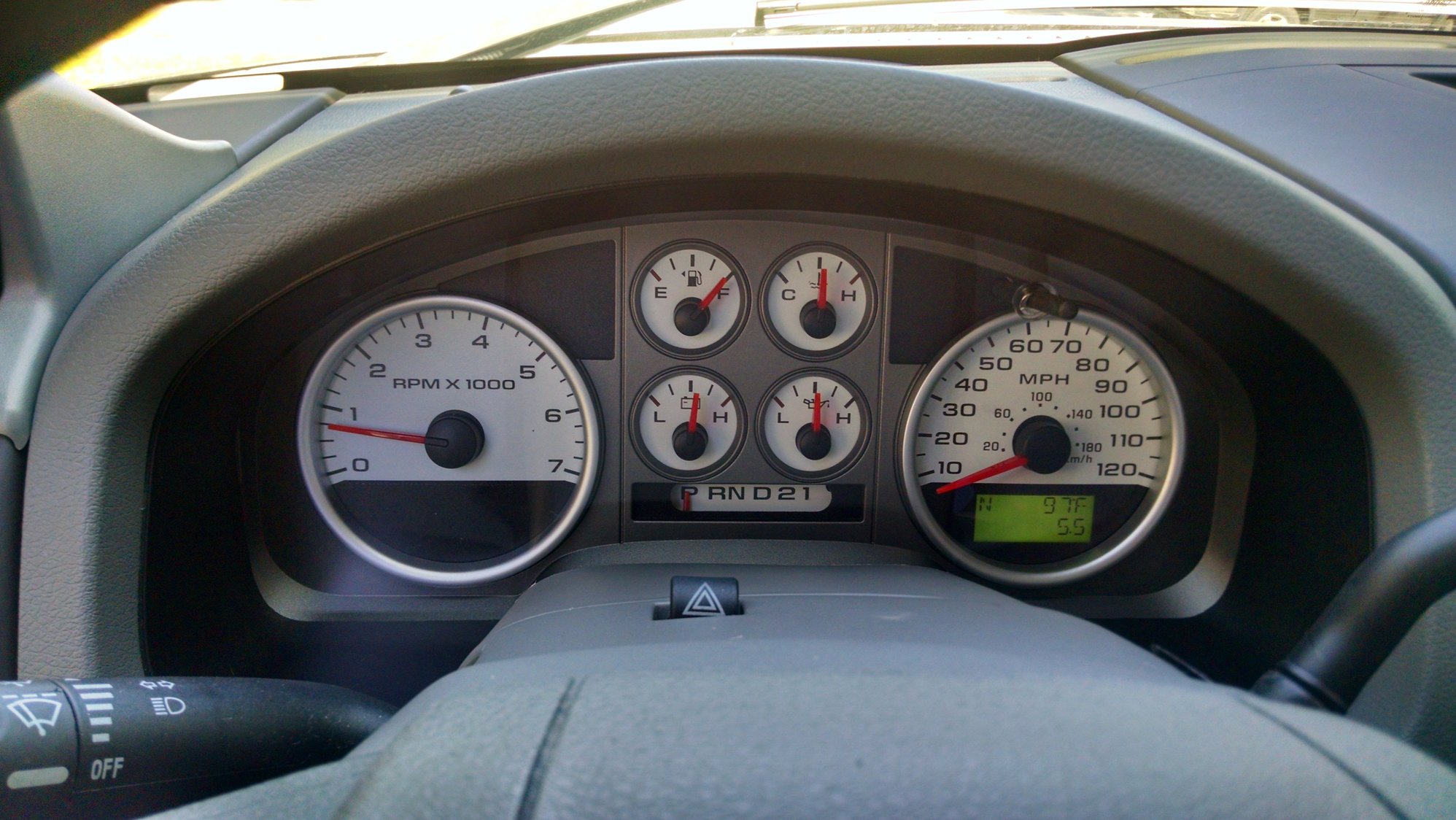 04-05 Ford F150 LARIAT Instrument Gauge Cluster Speedometer MILES PROGRAMMED! 04-05 Ford F150 LARIAT Instrument Gauge Cluster Speedometer MILES PROGRAMMED!